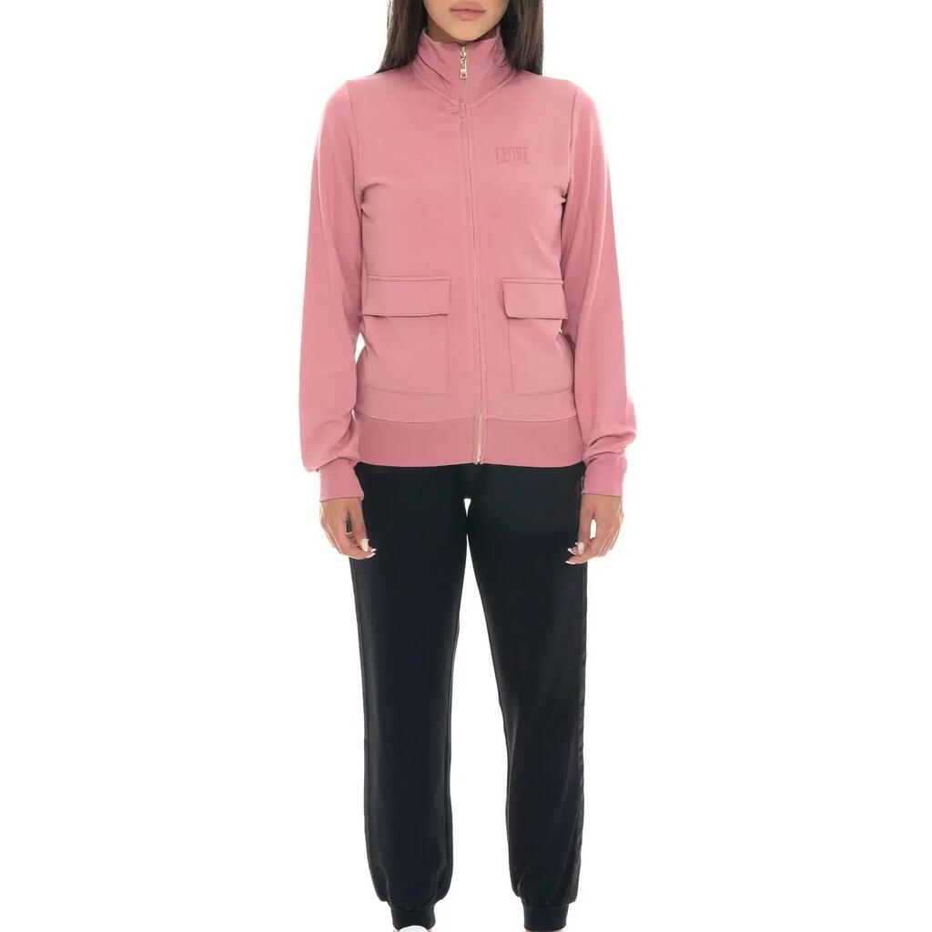 Leone 1947 Chic Tones women's winter jumpsuit with stand-up collar and zip