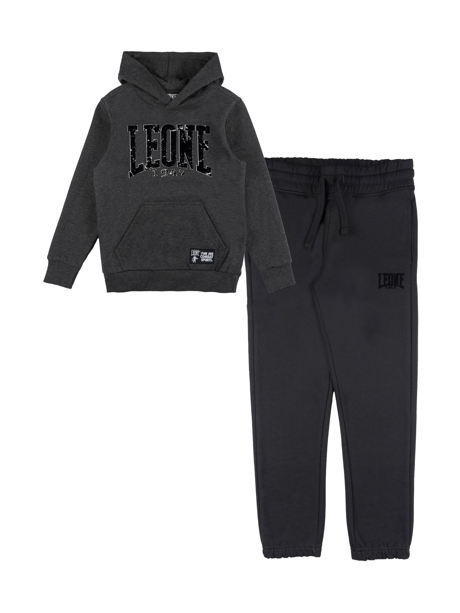 Under Armour Rival Fleece Hooded Trainingspak Kids Zwart Rood