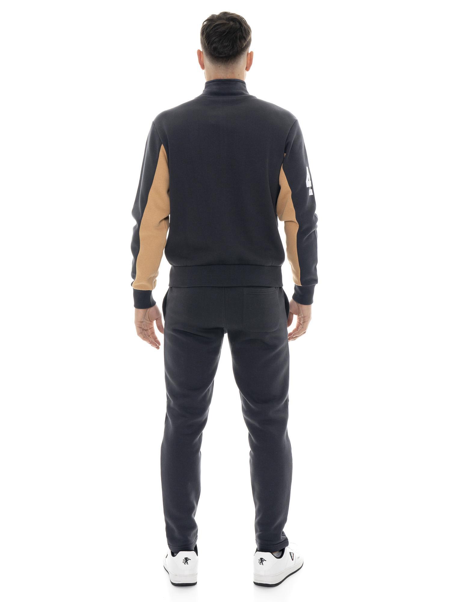 Survêtement d'hiver pour homme Leone 1947 Color Block,col montant et poignets. 4/5