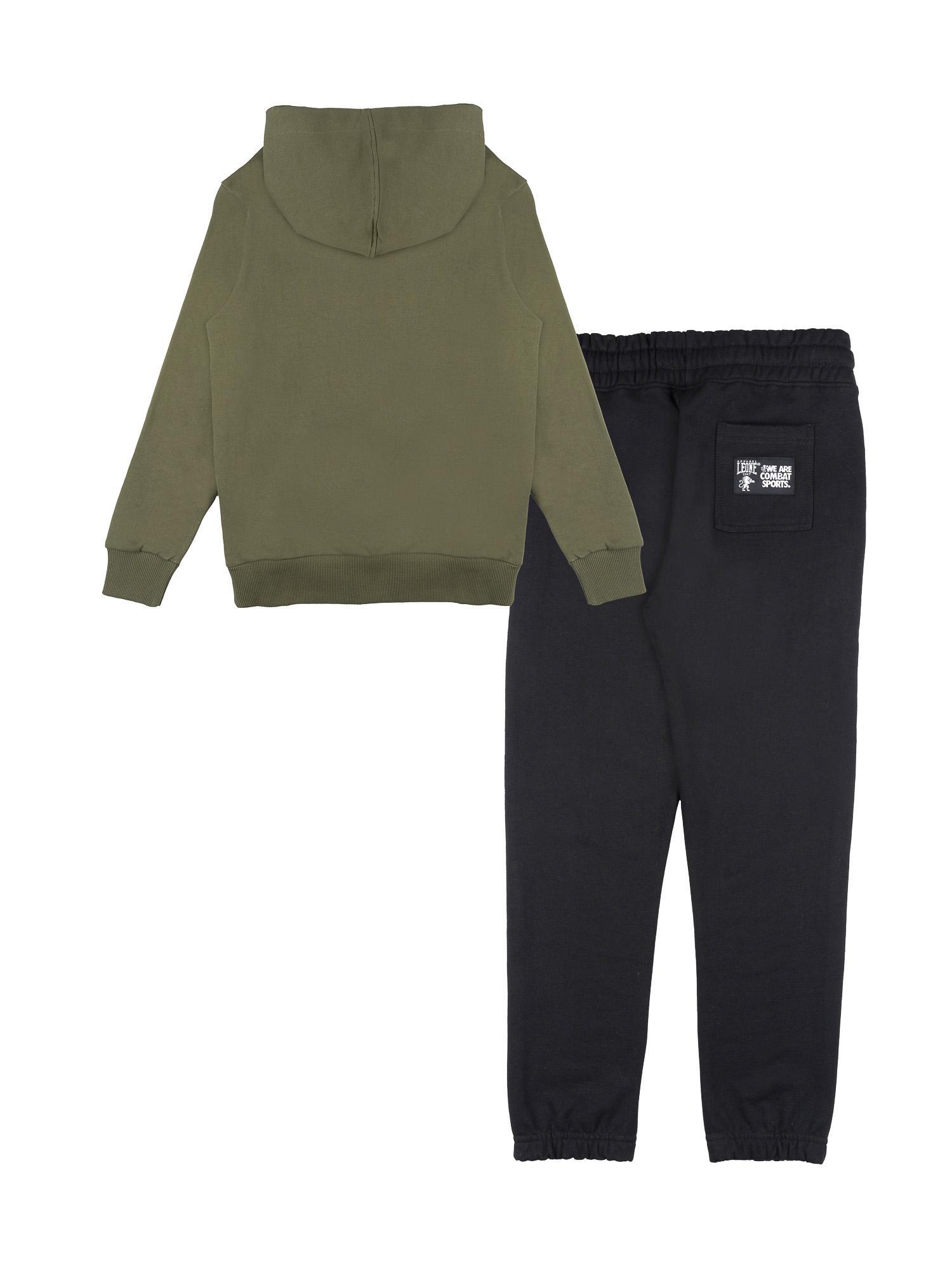 Leone 1947 Street Style Winter-Trainingsanzug zum Überziehen, Kapuze für Kinder