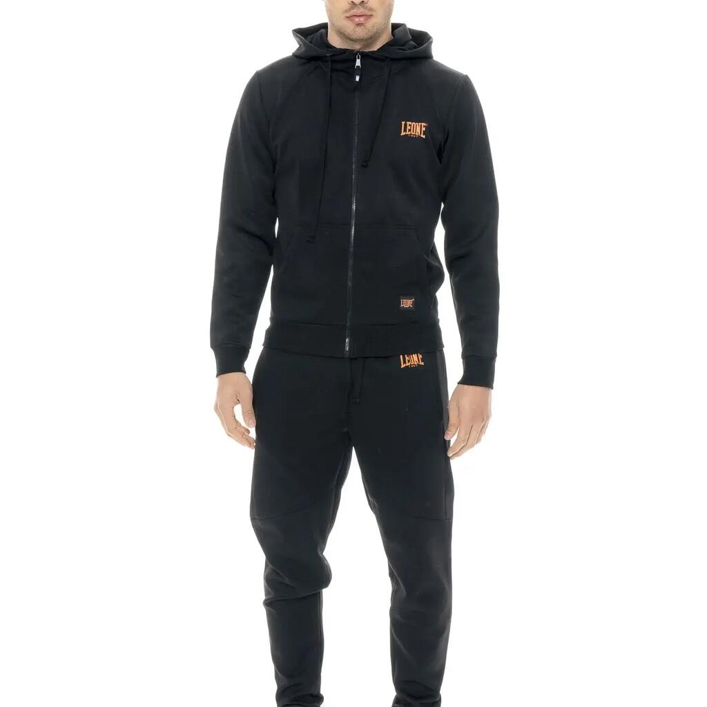 Leone 1947 Tech men's tracksuit in technical fabric with hood and zip