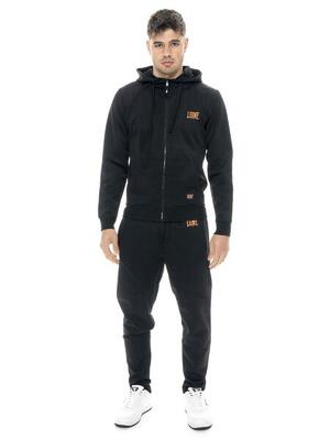 Tuta da uomo in tessuto tecnico con cappuccio e zip Leone 1947 Tech