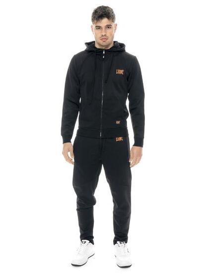 Tuta da uomo in tessuto tecnico con cappuccio e zip Leone 1947 Tech