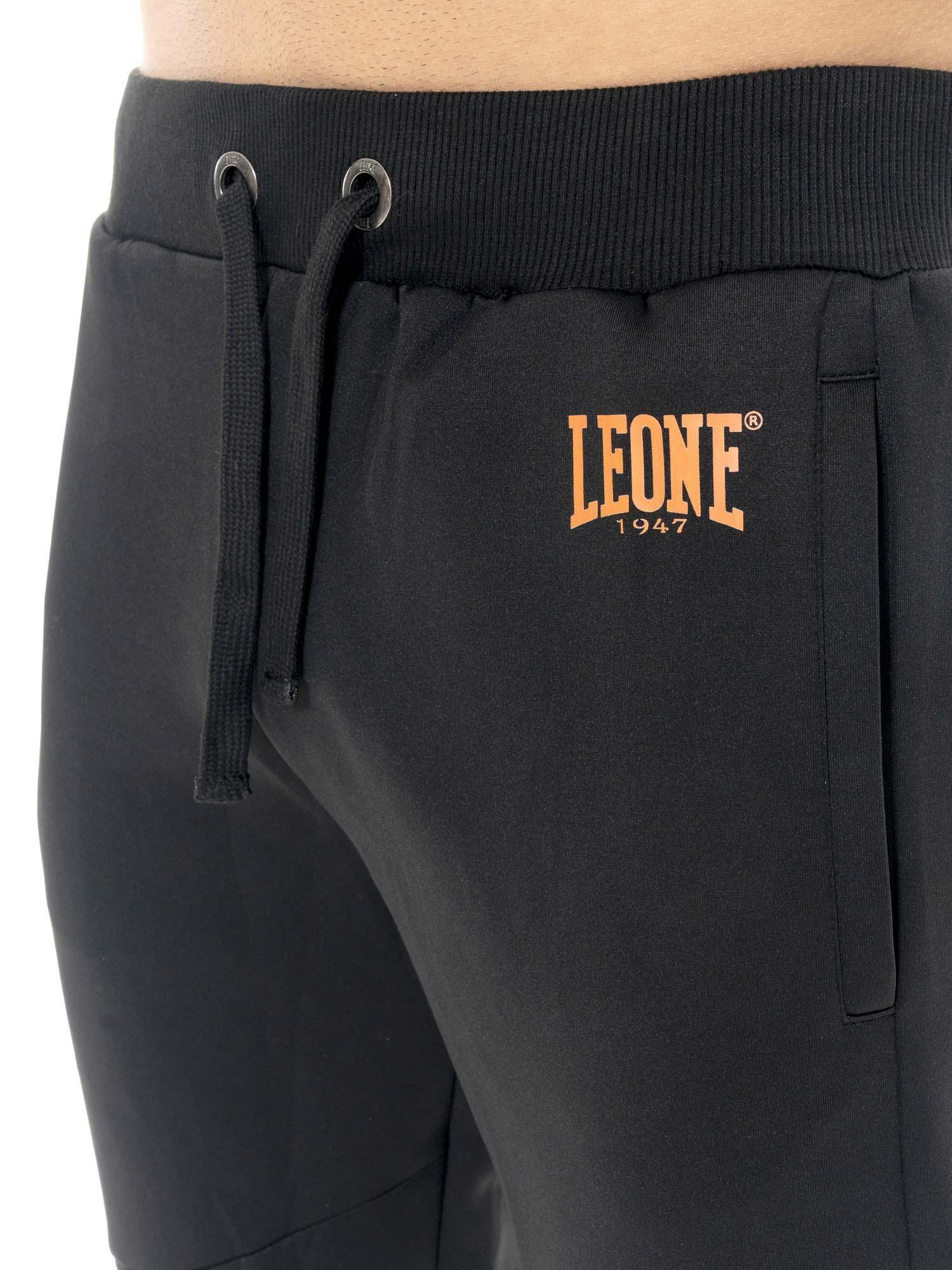 Tuta da uomo in tessuto tecnico con cappuccio e zip Leone 1947 Tech 3/5
