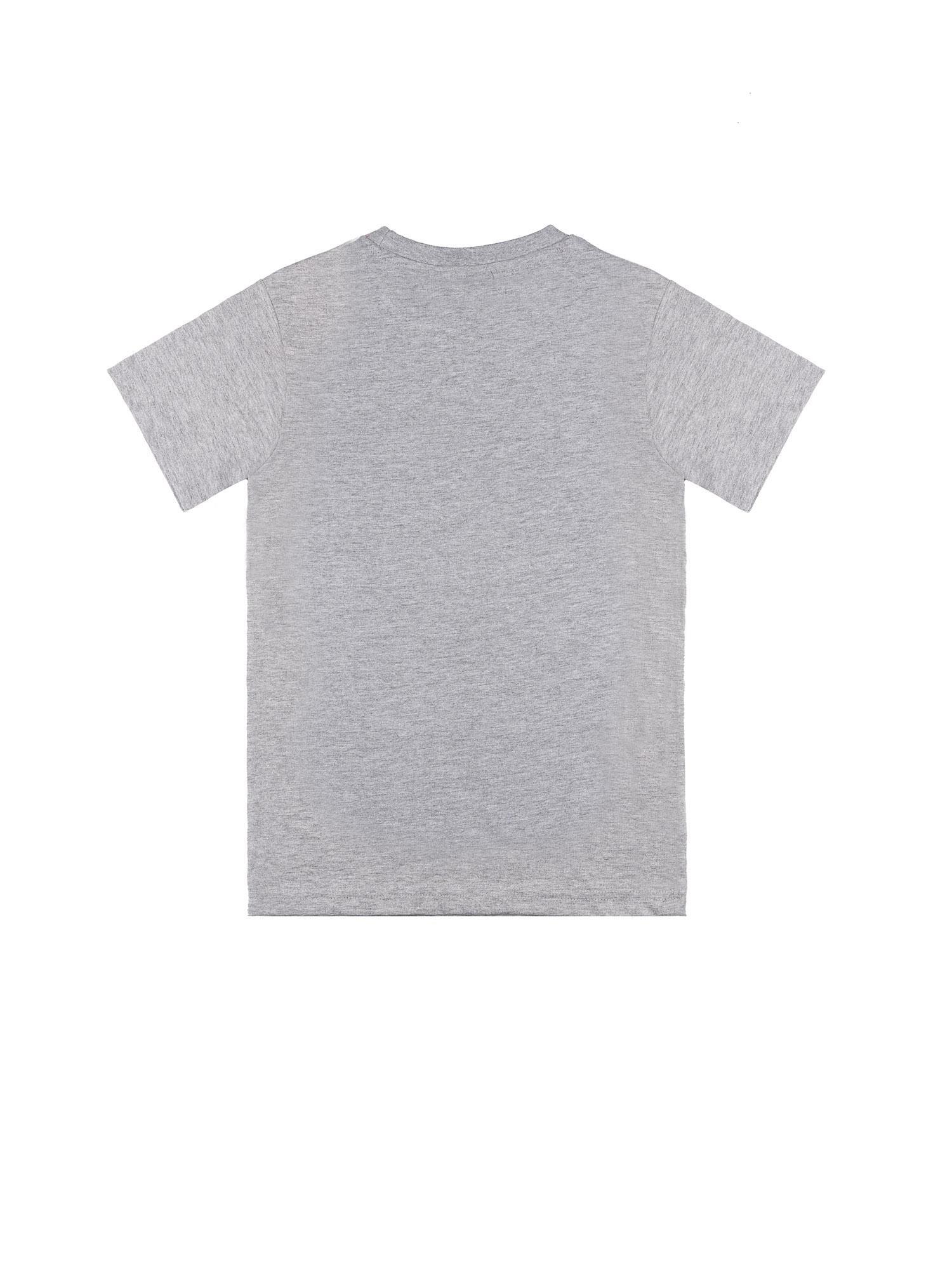 Camiseta básica de manga corta con logo grande de Leone 1947 para niños 2/6