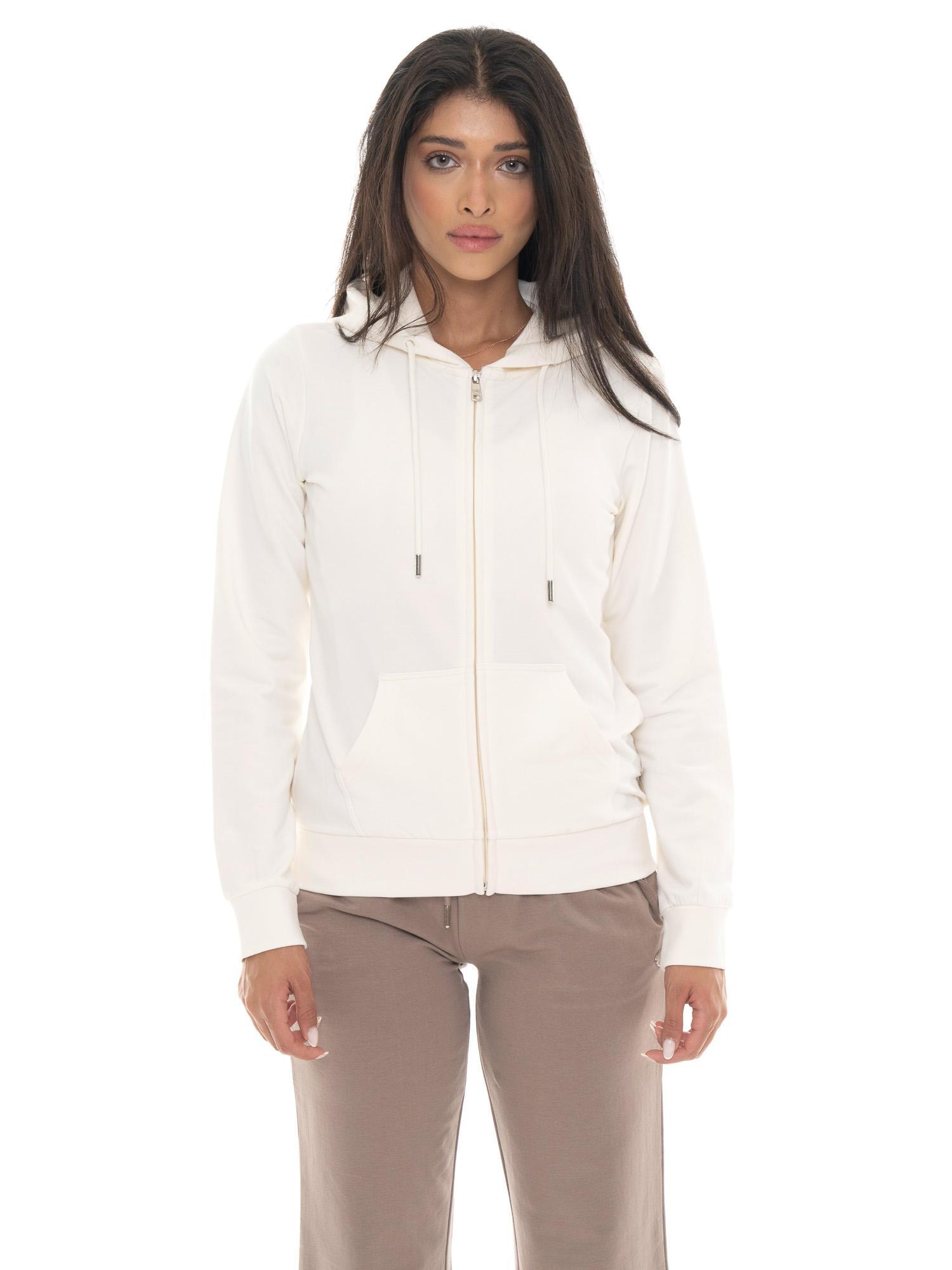Sudadera con capucha mujer Leone 1947 Apparel Never Without cremallera invierno 6/7