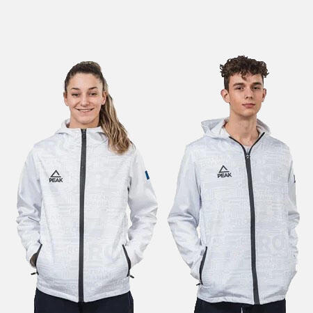 Geaca softshell TeamRomania20 Alb
