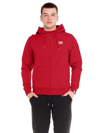 Leone Basic Sweat à capuche zippé sans sweat-shirt pour hommes