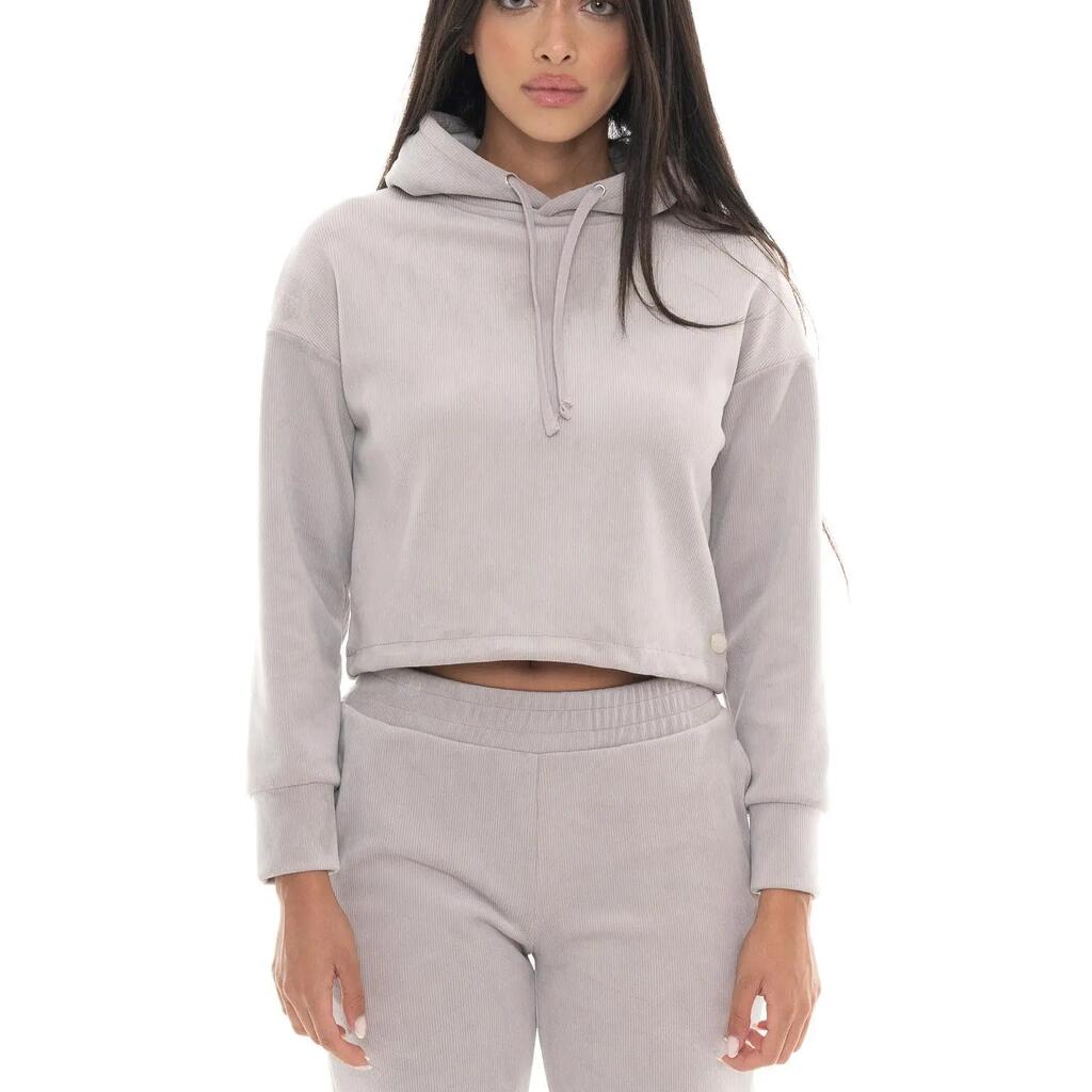 Leone 1947 Glam Winter Women's Pull-On Velvet Sweatshirts