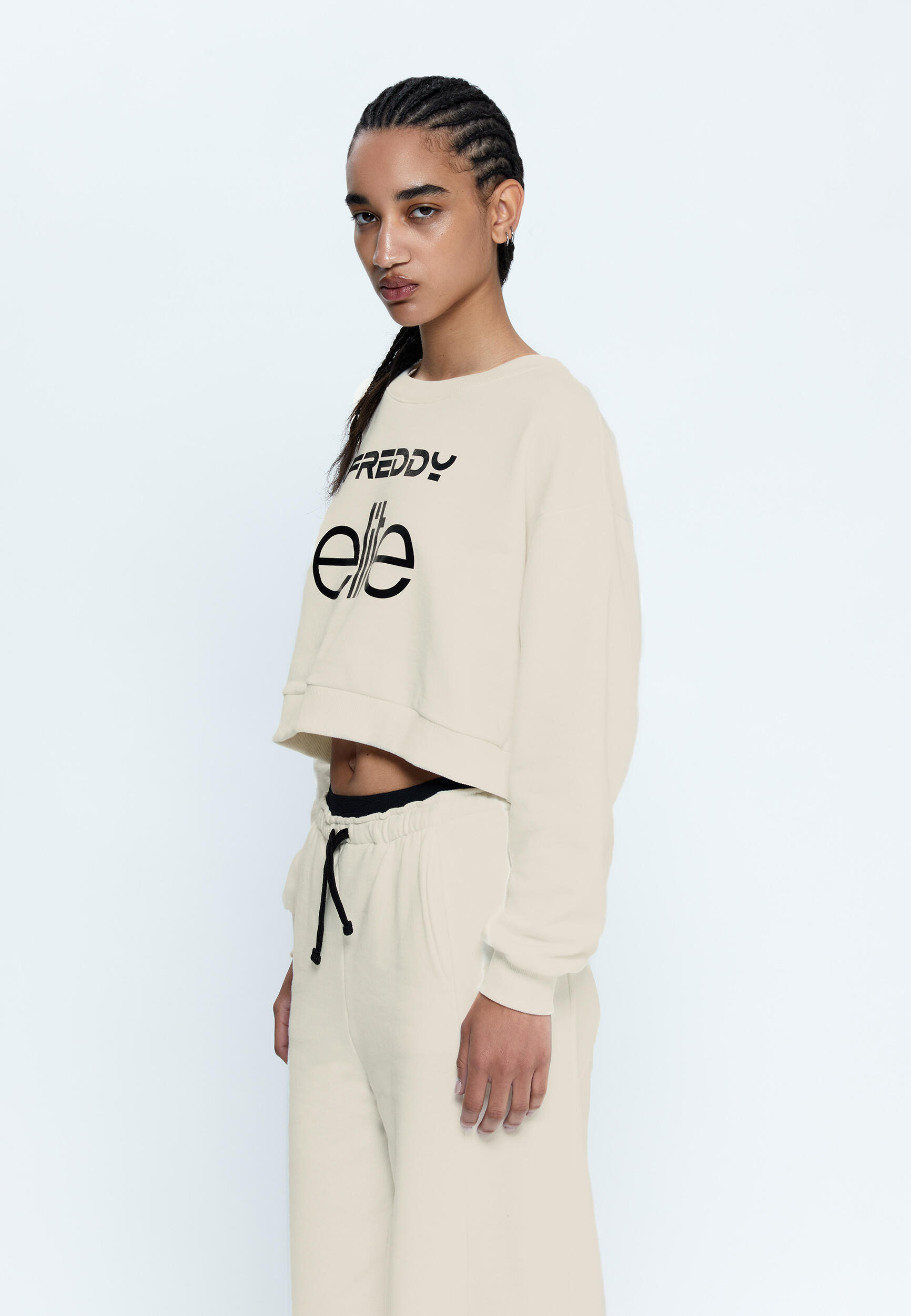 Sweat-shirt cropped pour femmes Comfort Fit Elite x Freddy 4/5