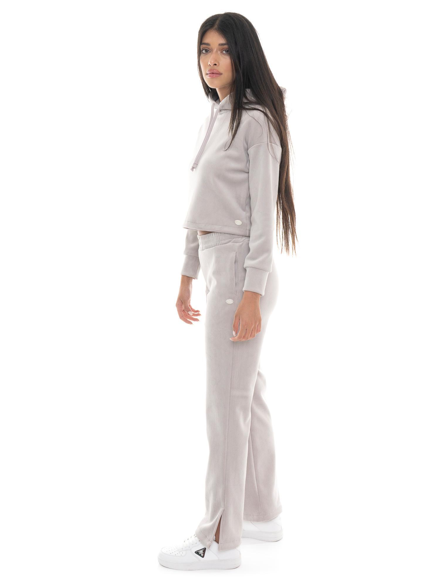 Leone 1947 Glam Winter damskie bluzy z aksamitu wciągane