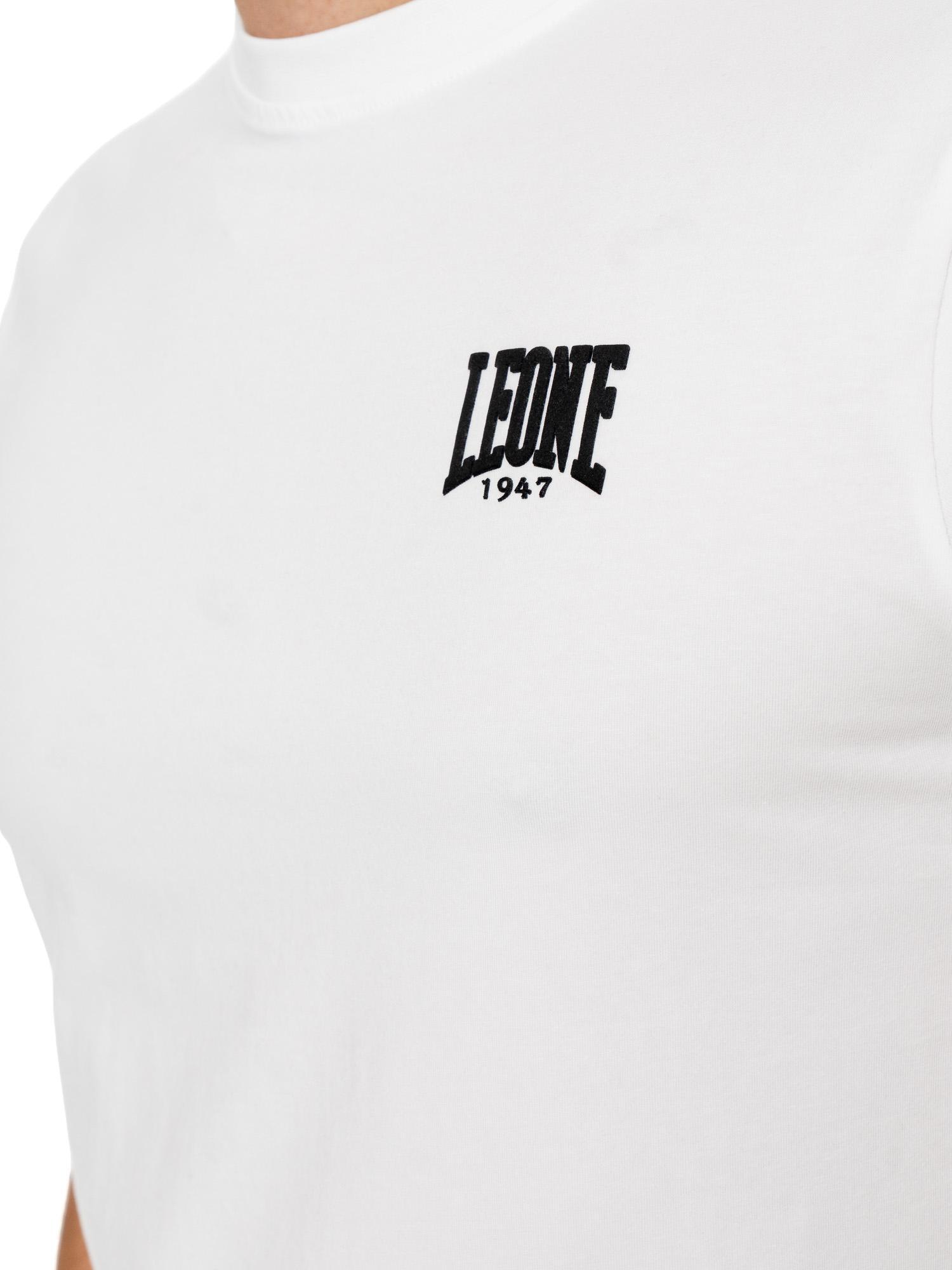 T-shirt à manches courtes pour homme en coton stretch avec petit logo « Basic » 3/7
