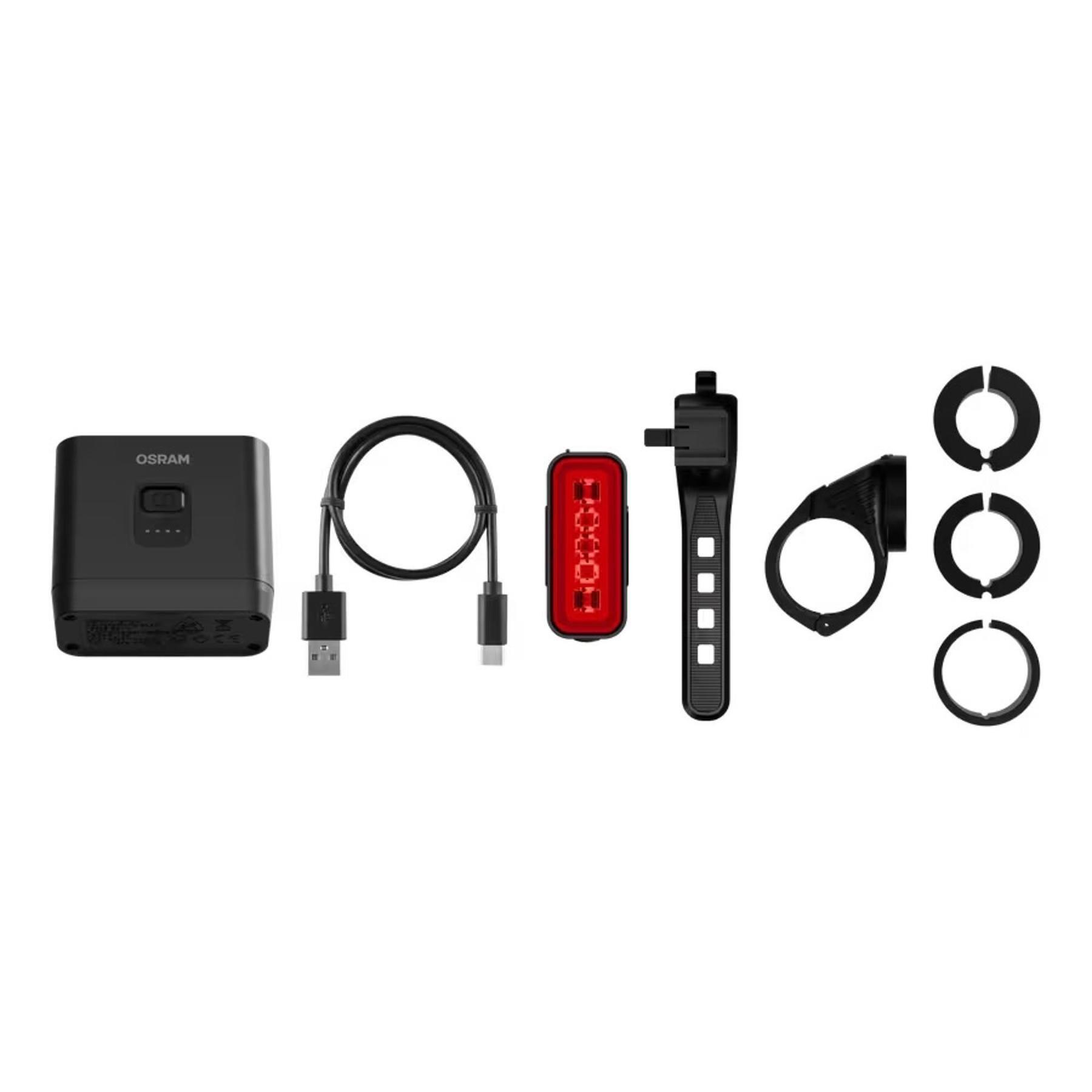 Illuminazione anteriore e posteriore ricaricabile USB-C Osram Explorer X500 4/4