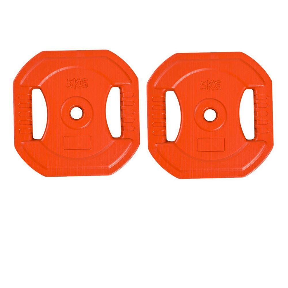 2 Discos de Pesas Pump 5 kg 25 mm de 2 agarres Fitness 1/3