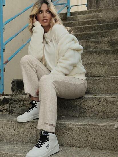 Leone Damen lockere Trainingshose Winter Chic Boxing