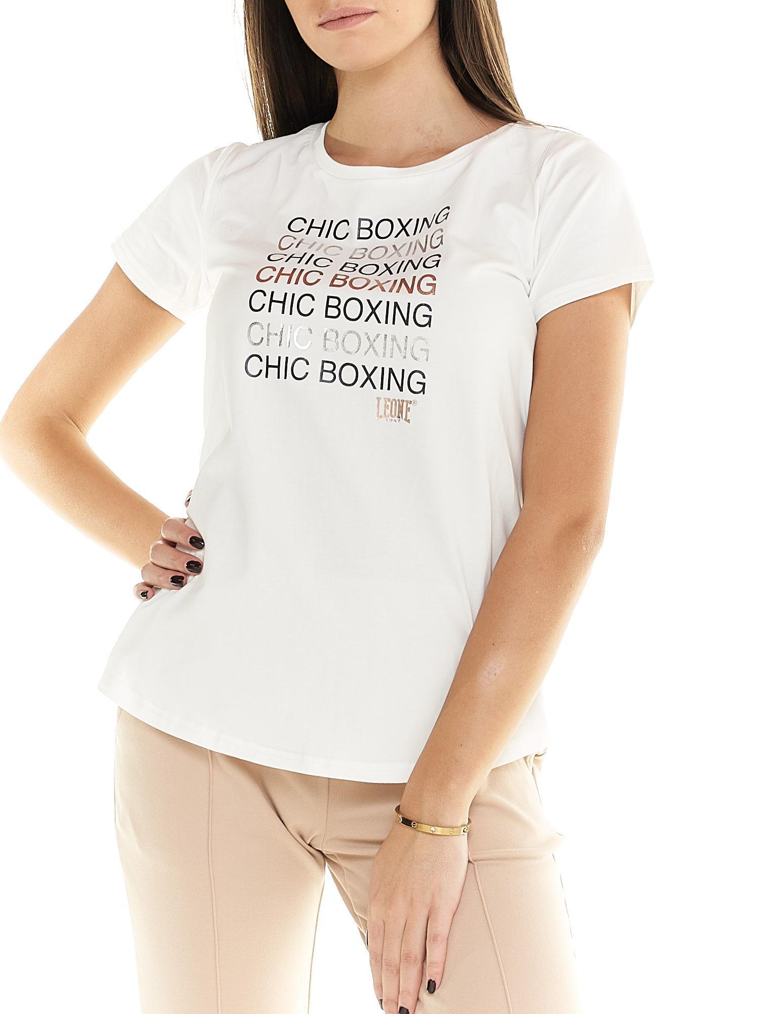 Camiseta de mujer Leone de manga corta Winter Chic Boxing 6/7
