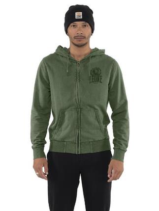 Sweat à capuche zippé "Traitements" homme