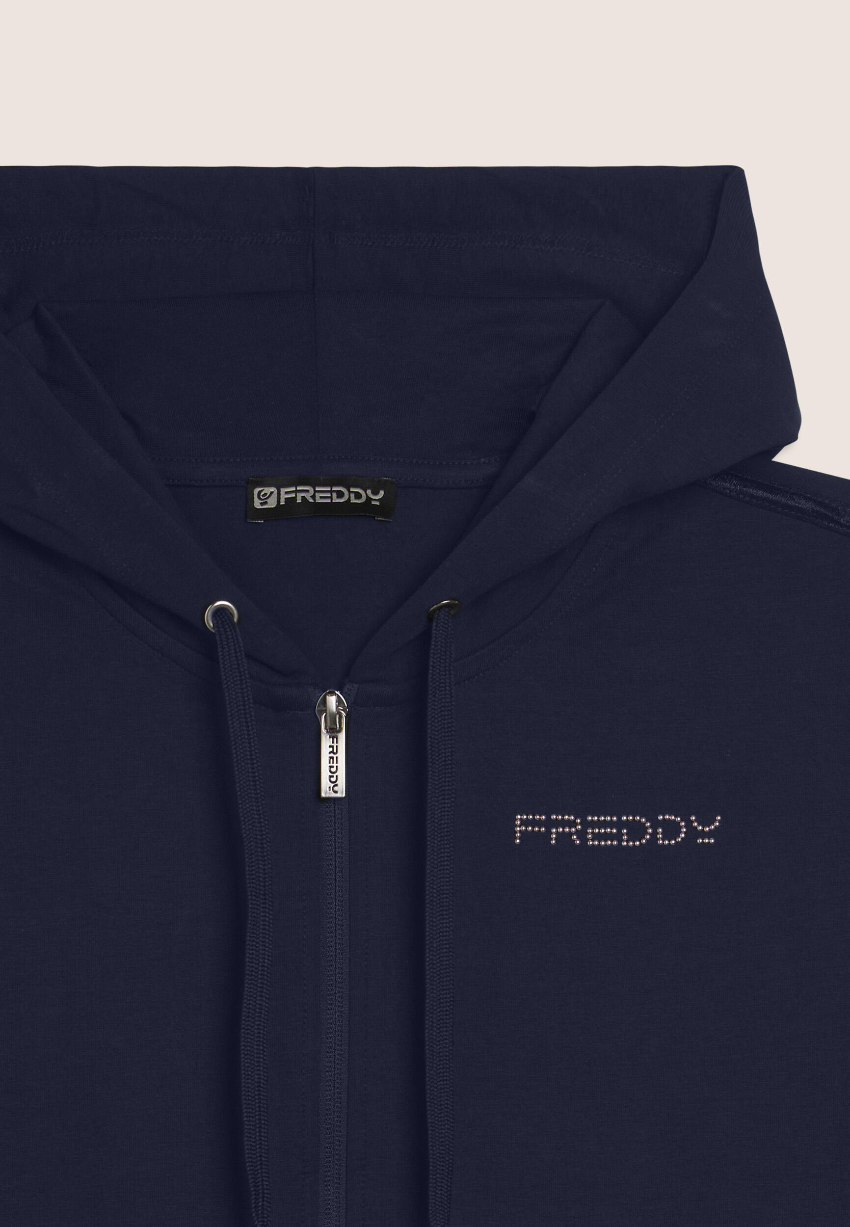 Sudadera con capucha, cremallera y logotipo FREDDY 5/5