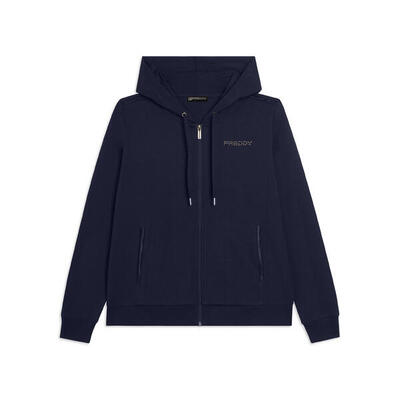 Felpa Cappuccio con Zip e Logo FREDDY