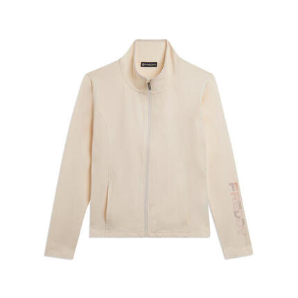 Sweat-shirt zippé et col montant, logo FREDDY sur la manche