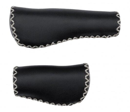 Mansoane KLS Hollandgrips scurte, negre