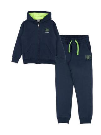 Survêtement d'hiver pour enfant Leone 1947 Neon avec capuche et zip