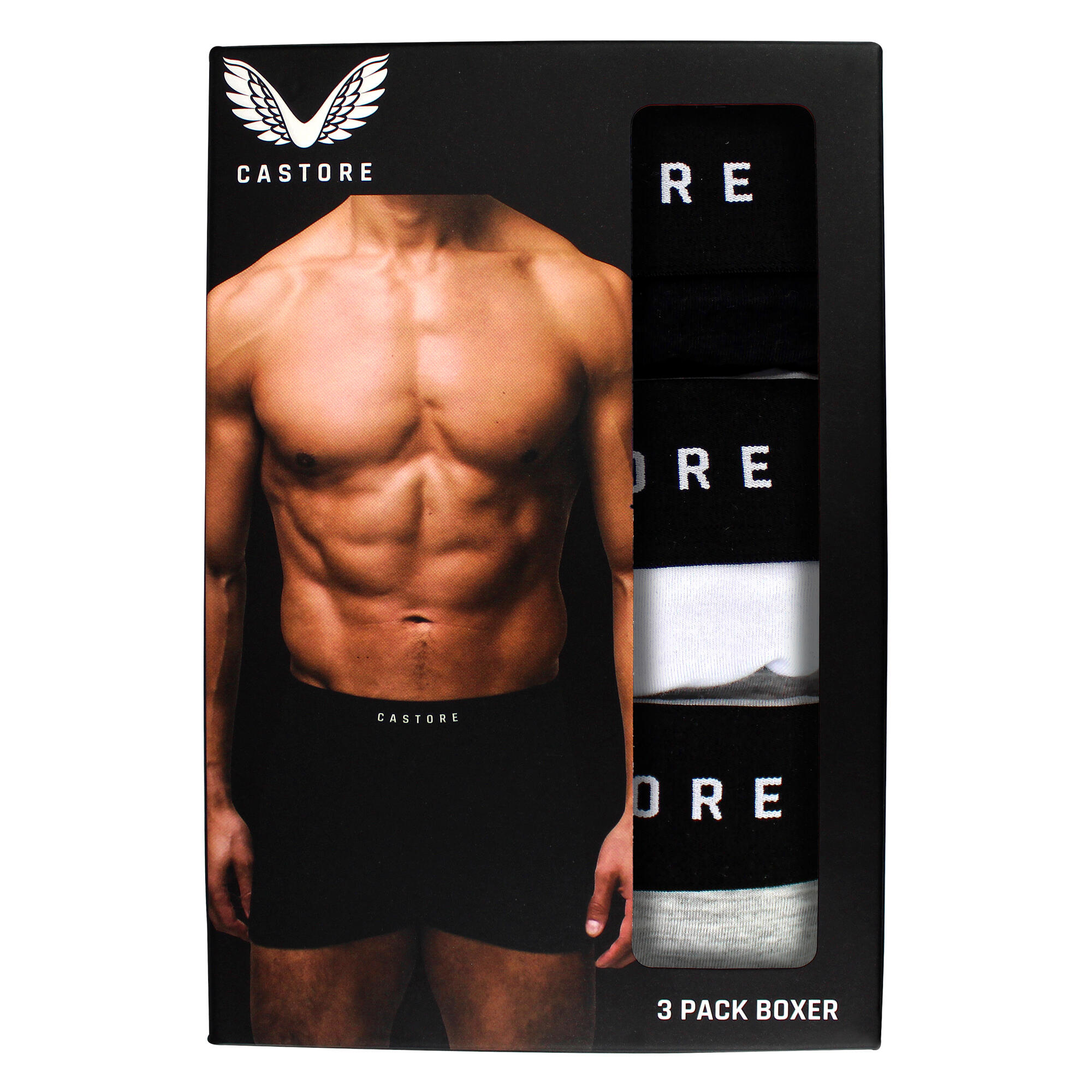 Castore - Lot de 3 boxers homme en coton doux et confortables 2/5
