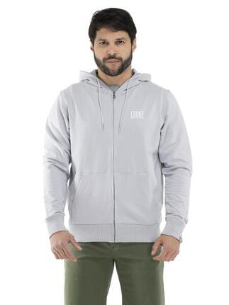 Leone Basic Sweat à capuche zippé sans sweat-shirt pour hommes