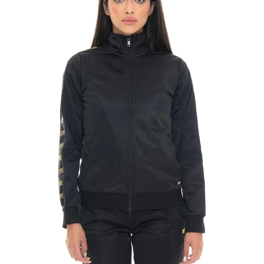 Women's triacetate sweatshirts with Leone 1947 Gold Studs logo bands