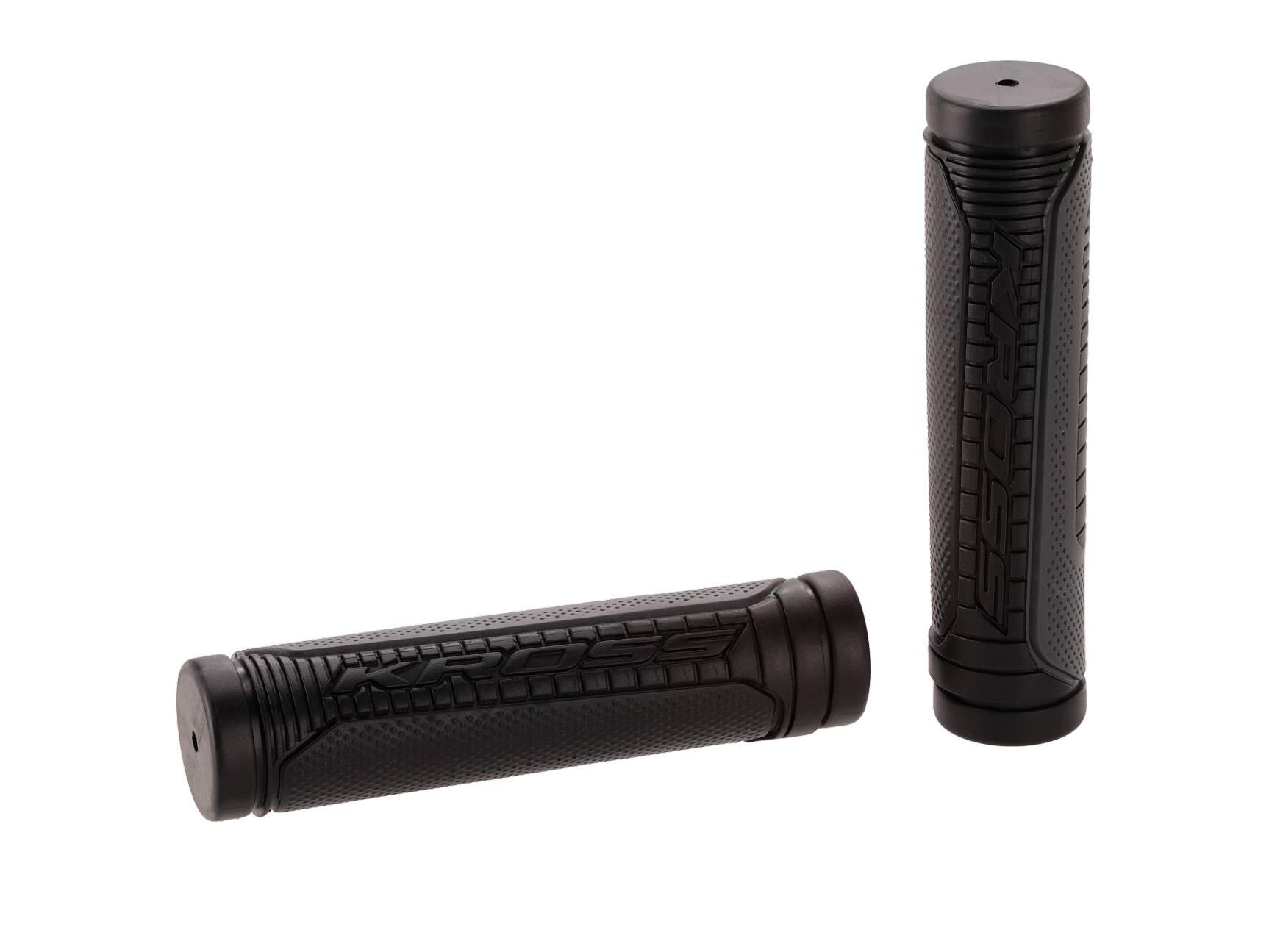 Mansoane Kross Scale 130mm din cauciuc, negru/gri