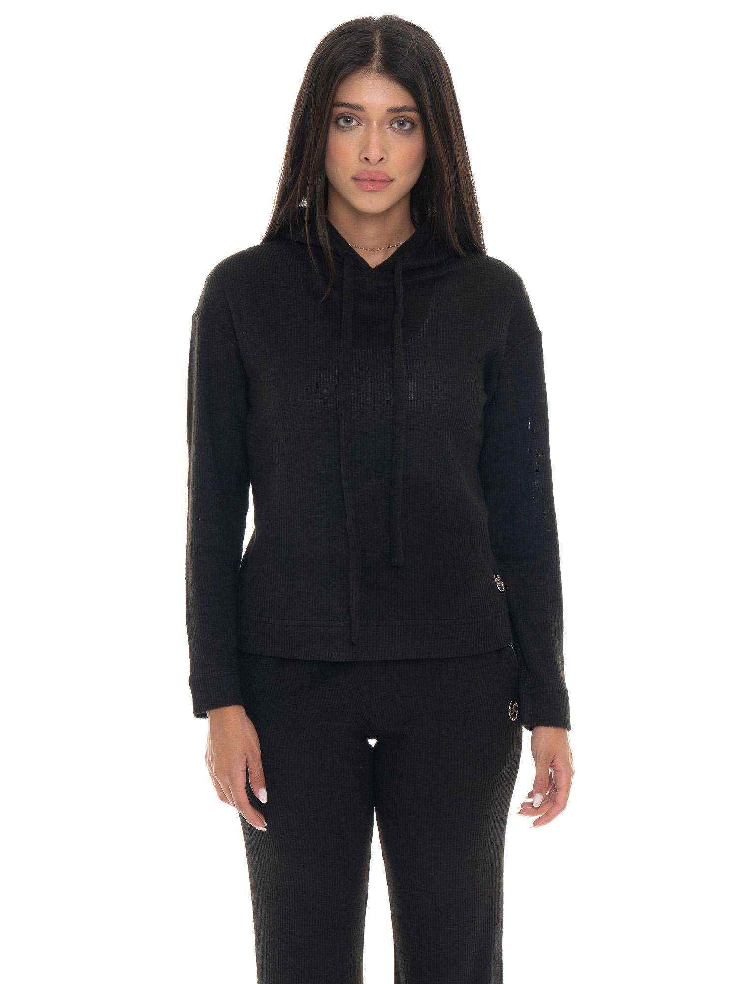 Sudadera con capucha de invierno acanalada para mujer Leone 1947 Warm Touch 6/7