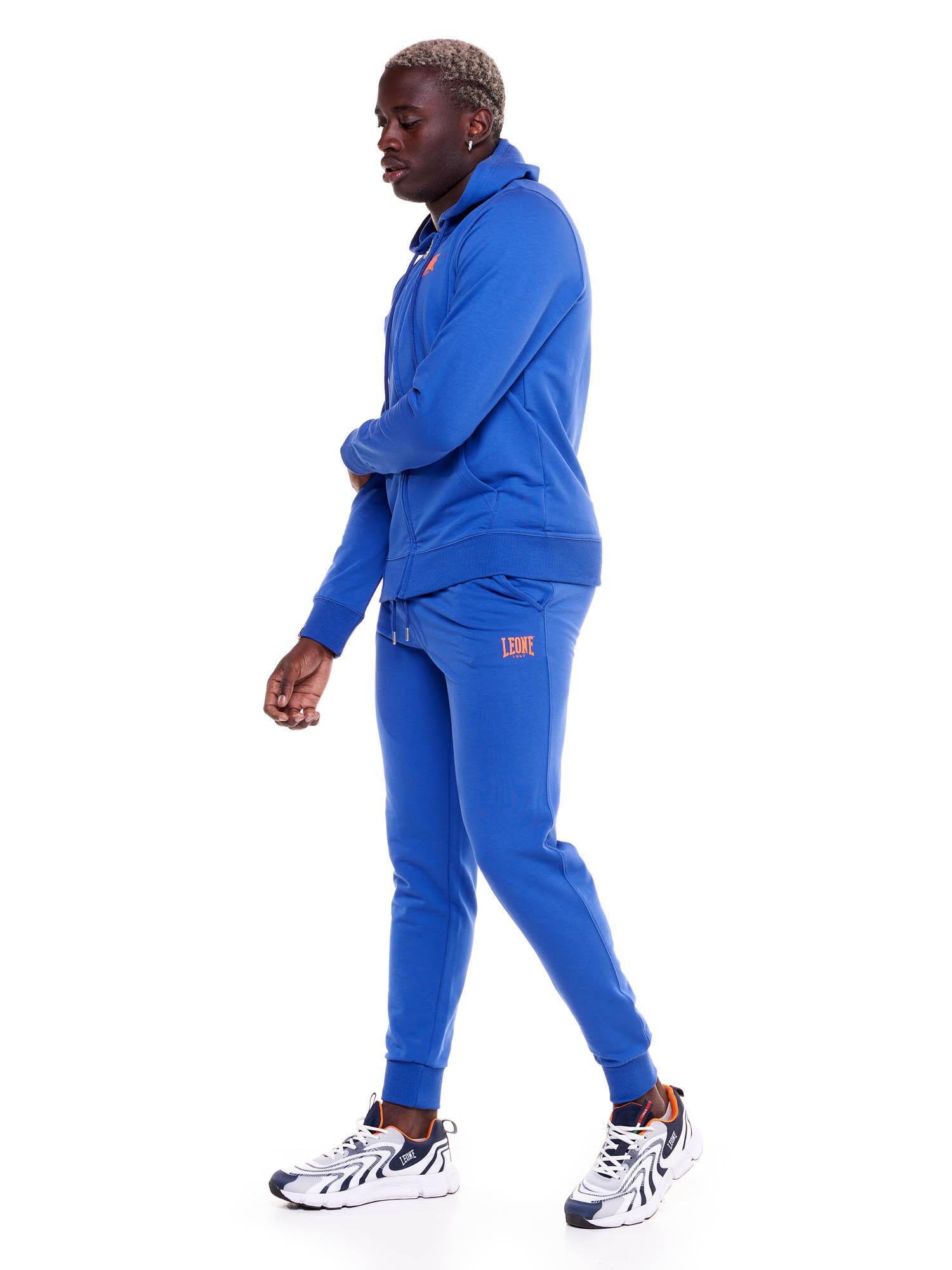 Leone Basic herenhoodie met rits, zonder sweatshirt 3/6