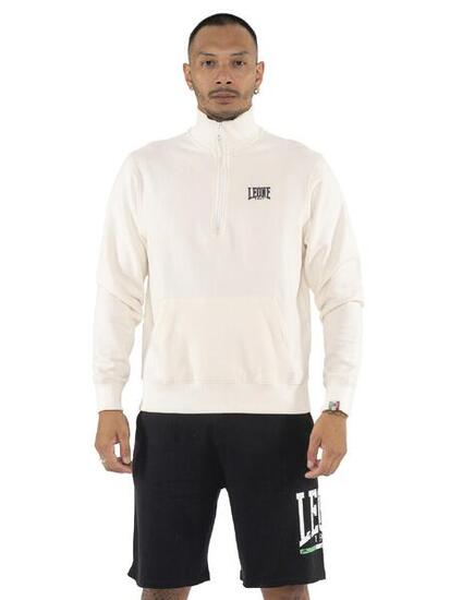 Sweat homme Leone avec col montant et zip col Basic