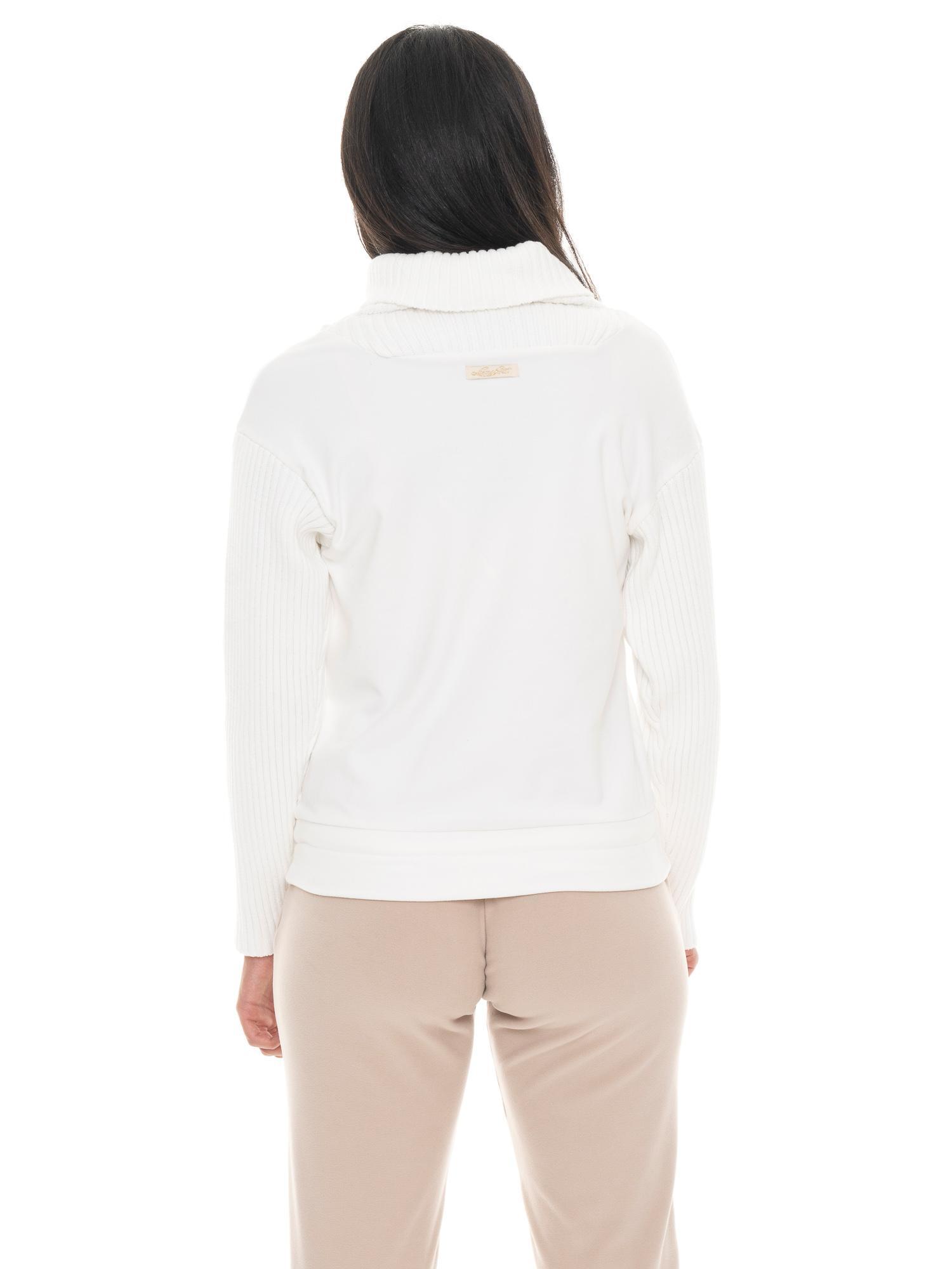 Sudadera mujer Leone 1947 Apparel Warm Touch cuello alto invierno 4/7