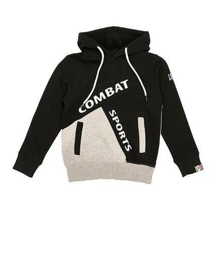 Sweat à capuche enfant Leone basic color block