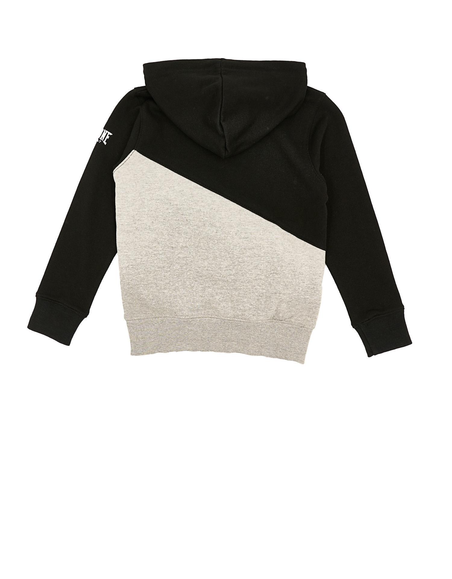 Felpa con cappuccio Leone bambino color block Basic 2/6