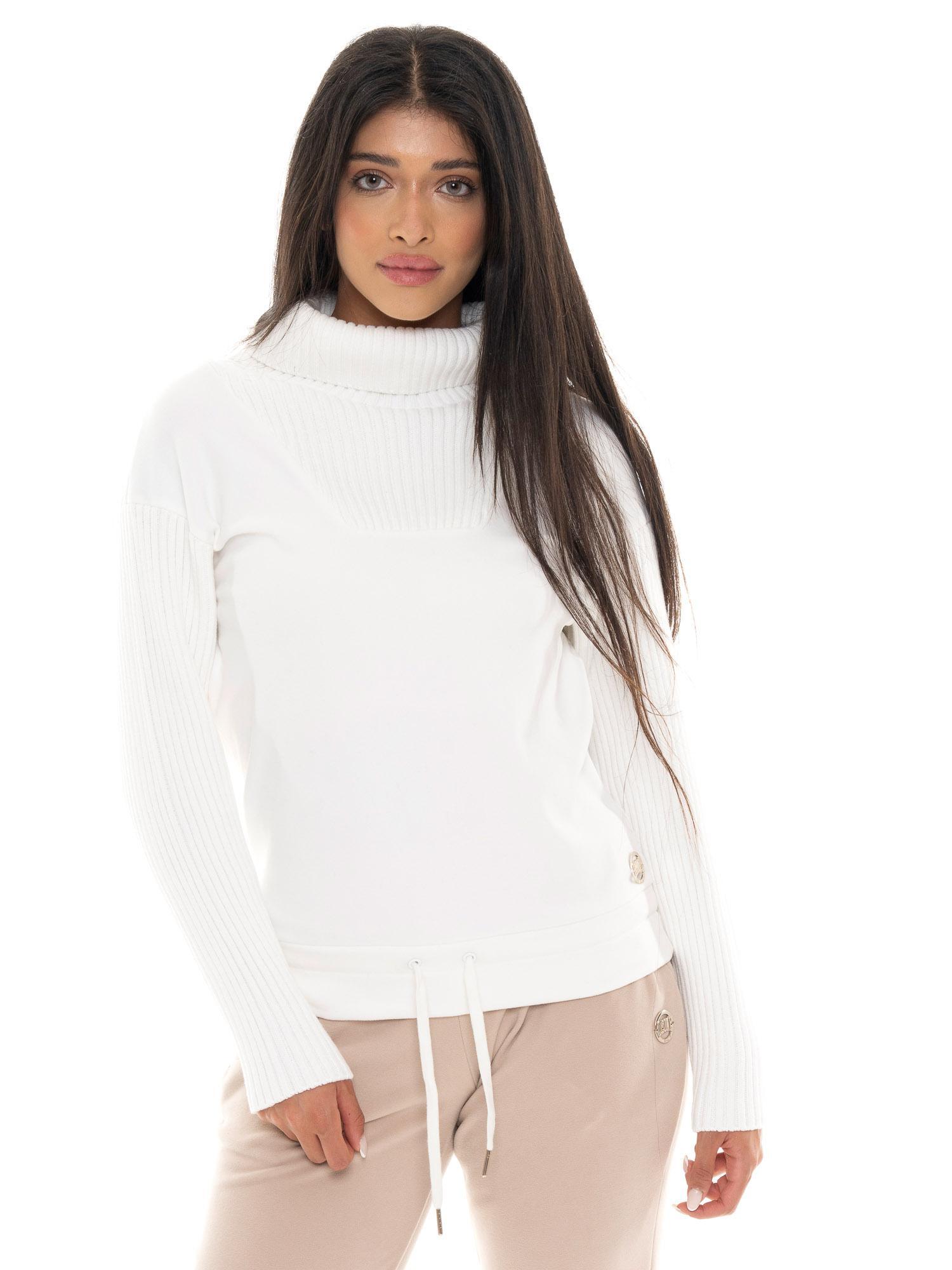 Sudadera mujer Leone 1947 Apparel Warm Touch cuello alto invierno 5/7
