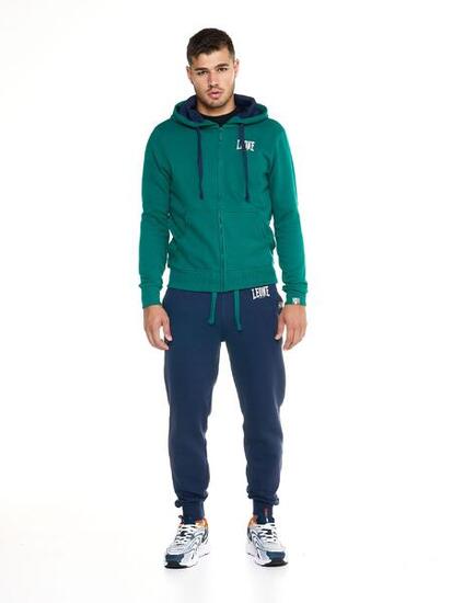 Tuta da uomo con cappuccio e zip Leone 1947 Apparel Vintage Small Logo