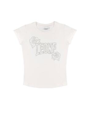 Leone 1947 nature t-shirt met korte mouwen voor meisjes