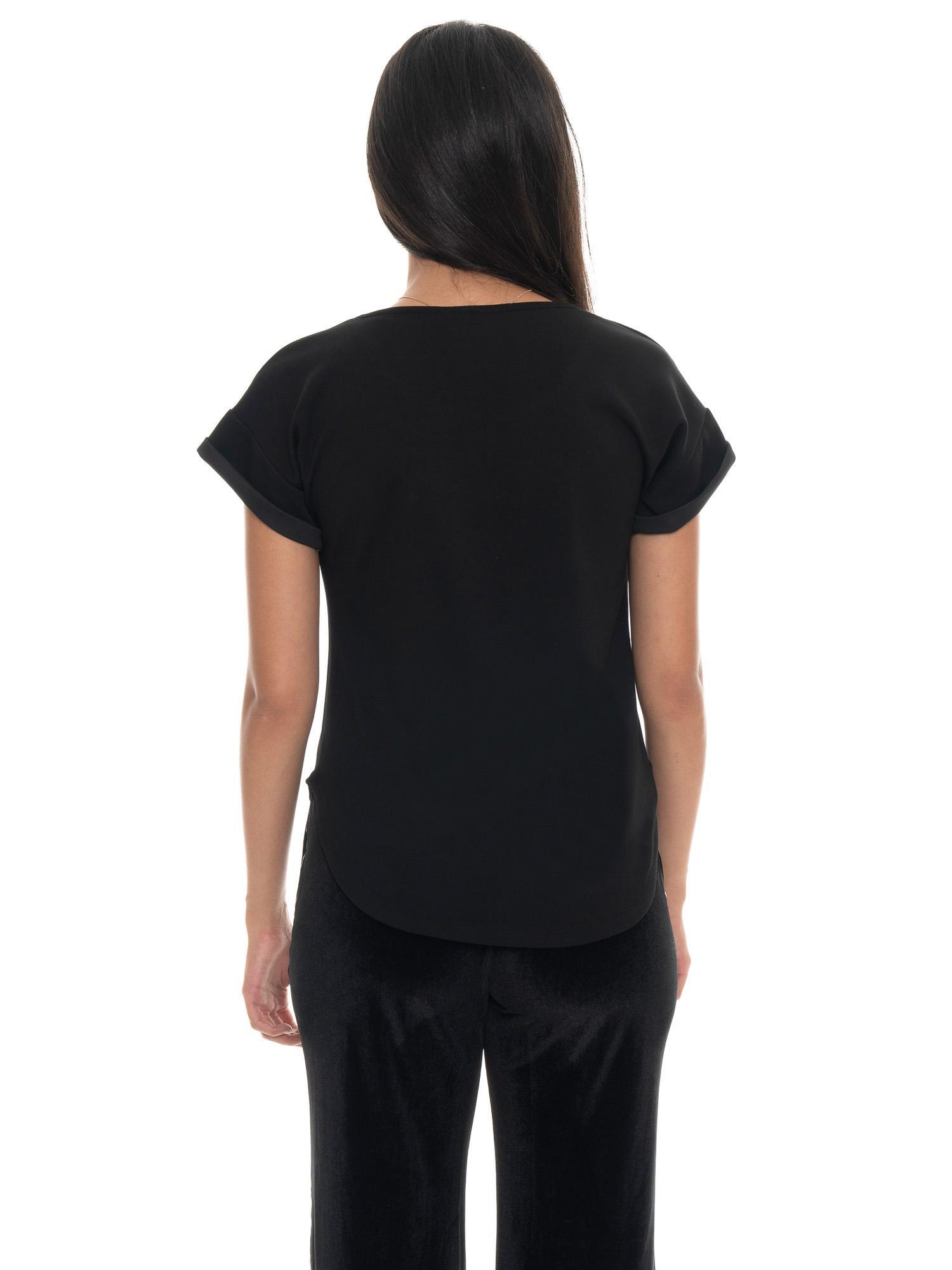 T-shirt donna a manica corta, tessuto elasticizzato Leone 1947 Gold Studs 4/5
