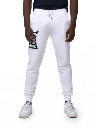 Pantalon homme Leone Basic avec grand logo en coton non brossé