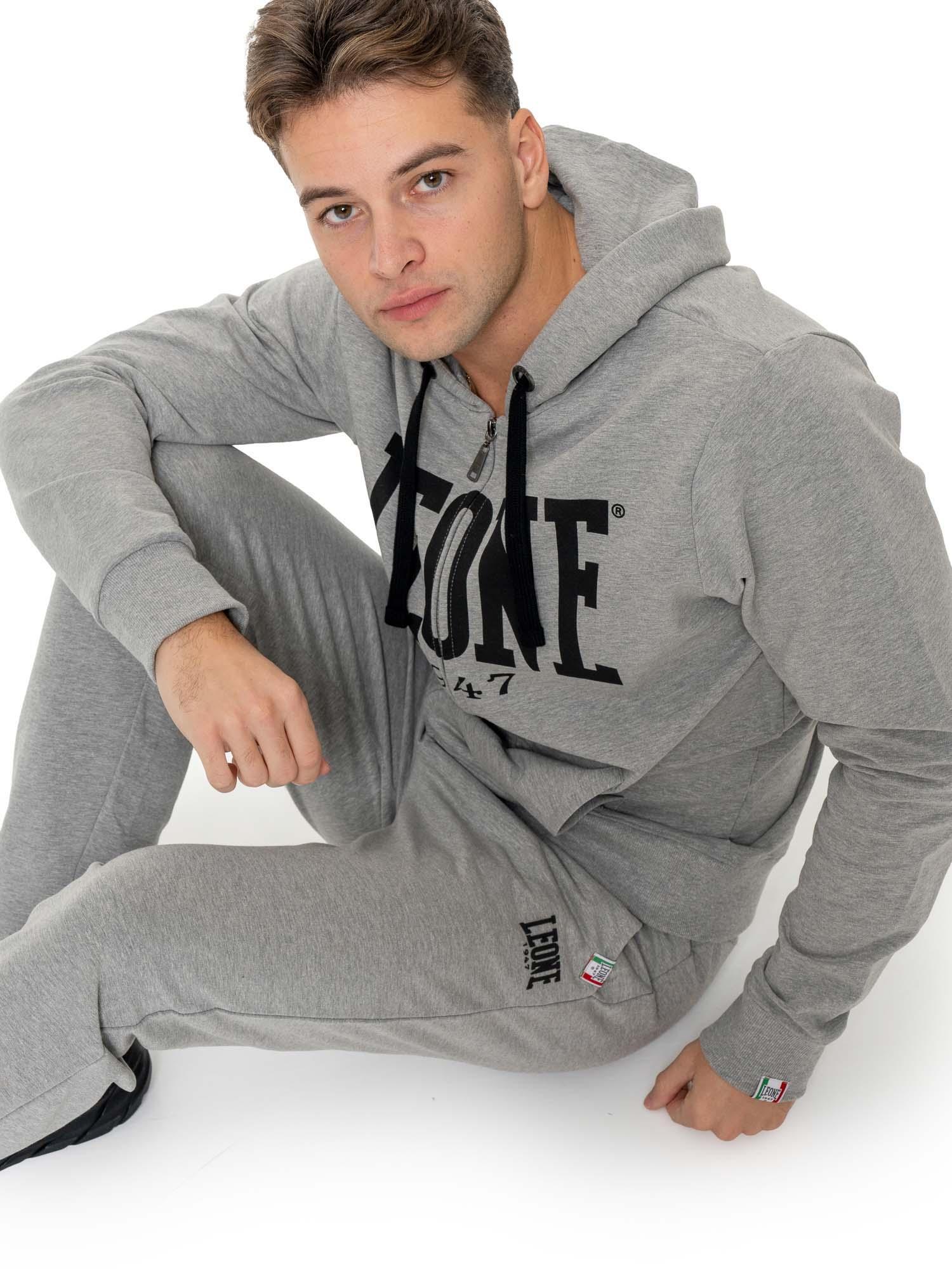Pantalón de deporte de invierno para hombre con pequeño logo "Basic" en el puño 5/7