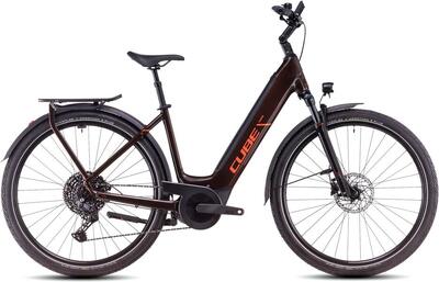 Bici Ibrida Elettrica TOURING HYBRID PRO 625 arancione