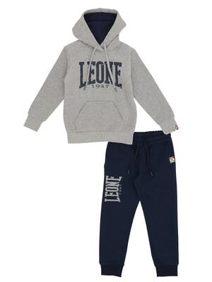 Leeuwenhoodie trainingspak voor kinderen, grijs, voor jongens