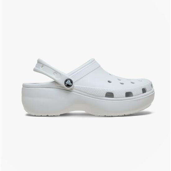 Crocs Classic Platform para mujer en blanco
