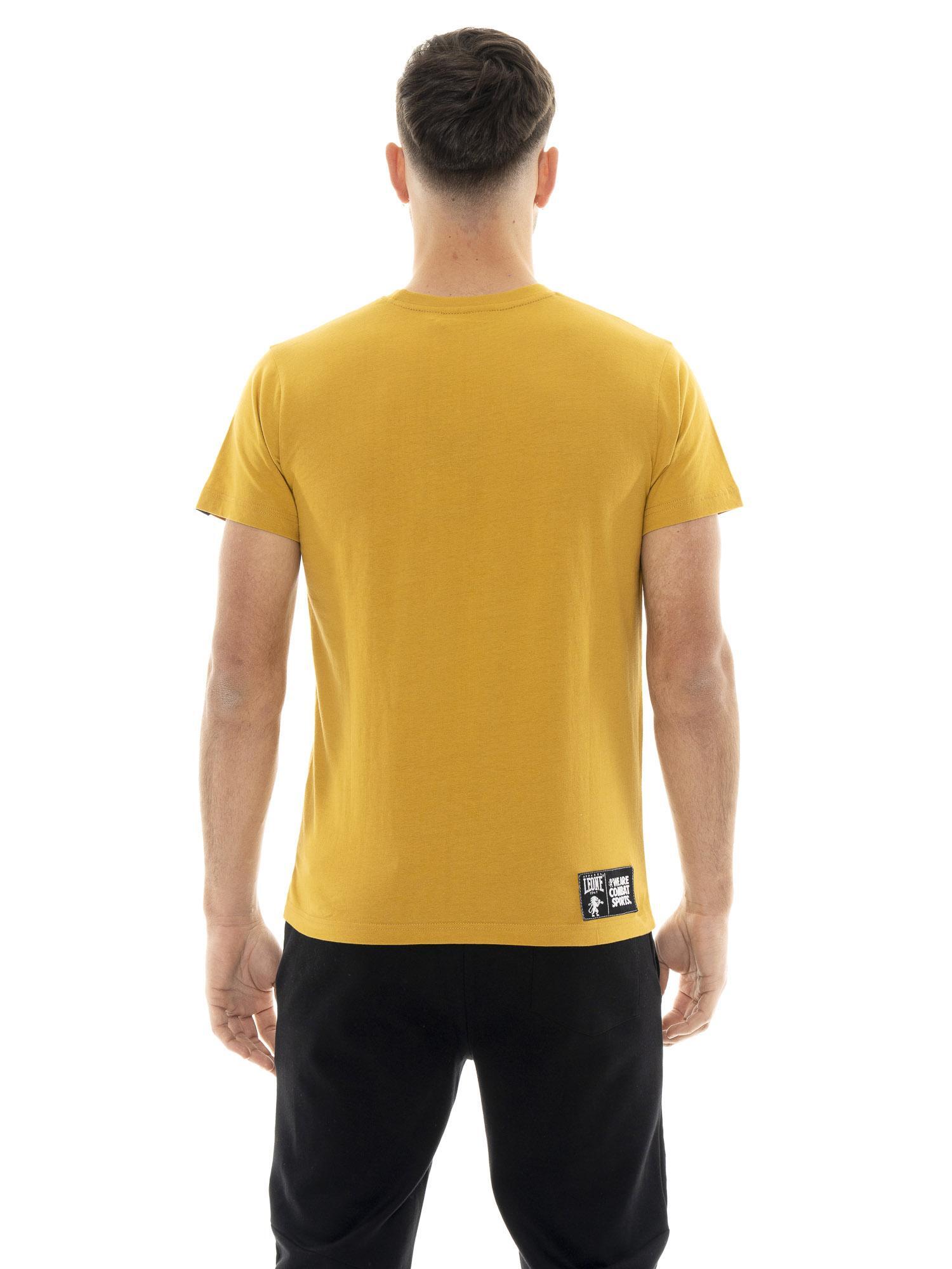 Kurzarm-T-Shirt aus Baumwolle für Herren mit New Era 1947 Leone Flockdruck 4/5