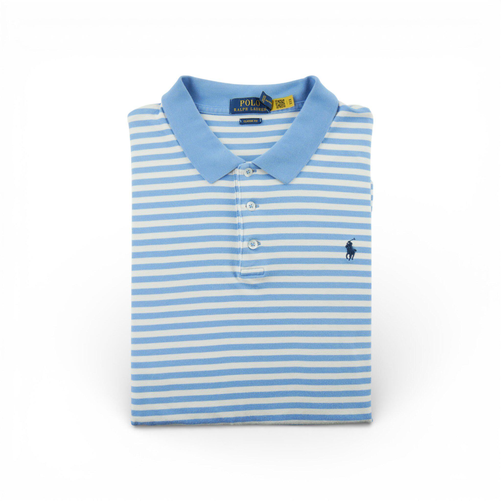 RALPH LAUREN Reconditionné - Polo manches courtes Homme Bleu clair - Excellent