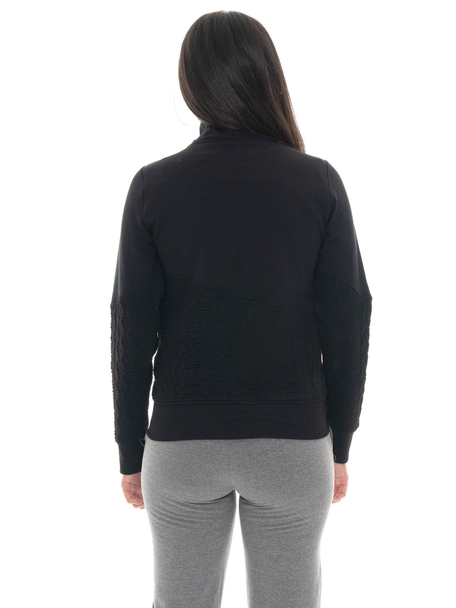Sweatshirt feminina Leone 1947 Apparel, fecho, gola alta, inverno 4/7