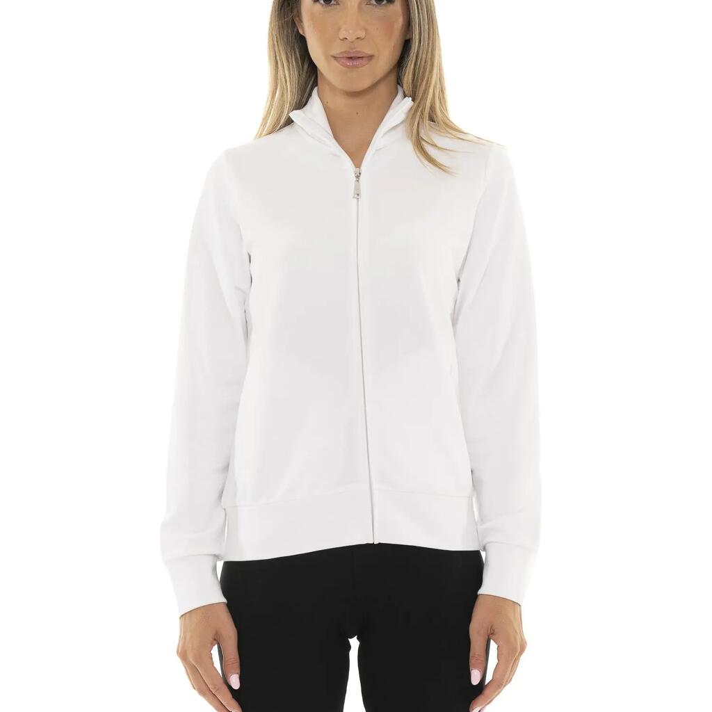 Leone Basic Women's Zip-Up Collar Sweatshirts