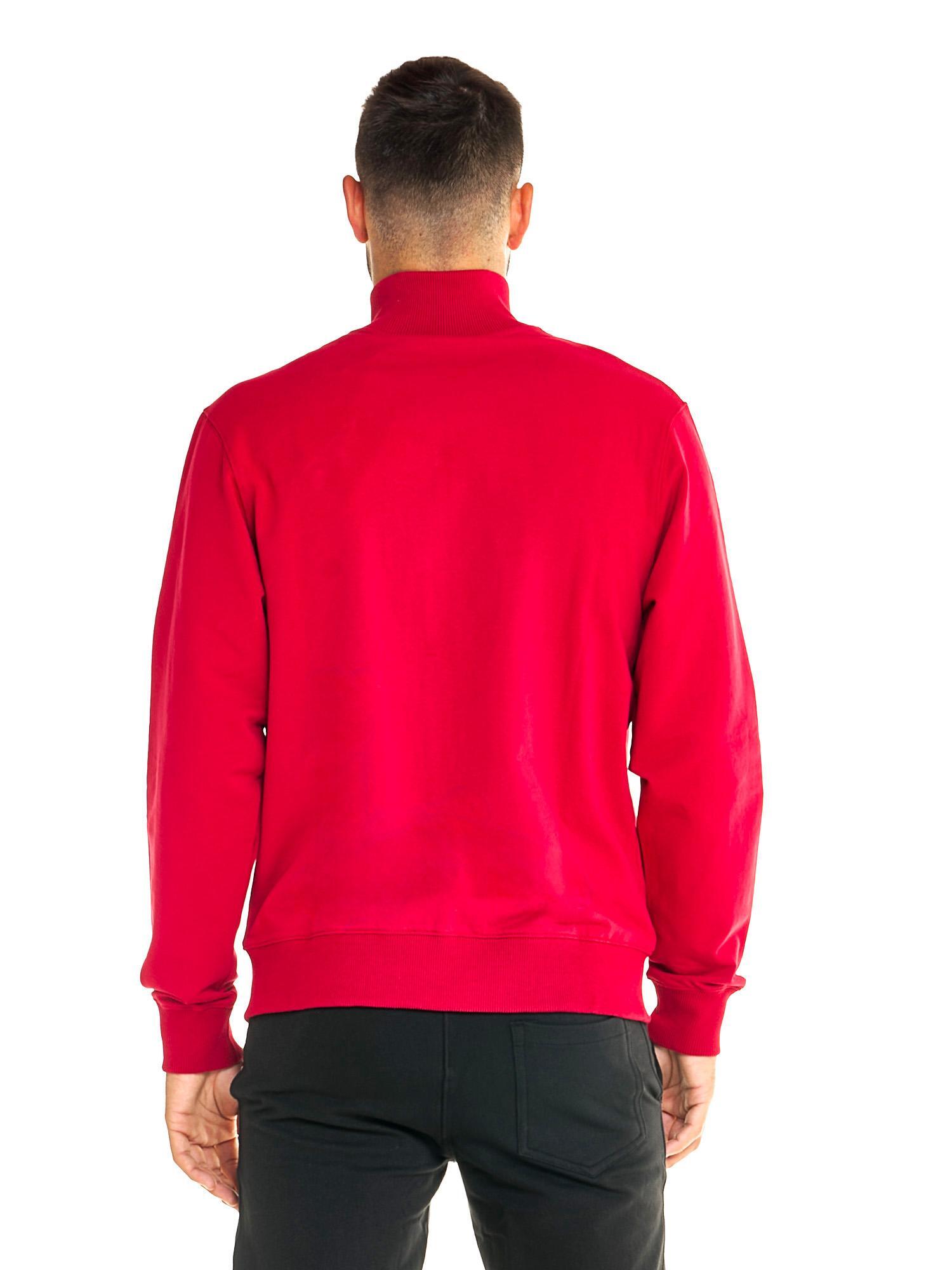 Herren-Sweatshirts mit Reißverschluss und hohem Kragen, Basic-Linie 4/8